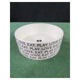 Love Eat Play pet bowl