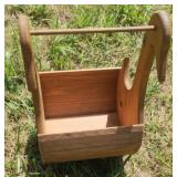 Handmade wood duck magazine holder