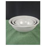 Brookpark gray bowls set of 3 plastic