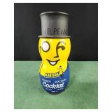 VINTAGE PLANTERS PEANUTS COCKTAIL GLASS JAR 9.5"