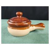 Vintage Brown Rim French Onion Bowl Chili Bowl