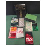 Books about money, wall street, taxes, financial