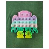 Poppit fidget toy pastel robot