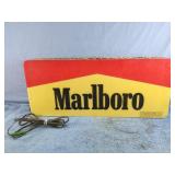 Vintage Marlboro electric sign with chains to