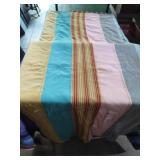 Handmade quilt double sided 78 x 56