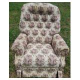 Lazy-Boy floral rocker recliner