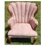 Vintage Pink Fabric Chair