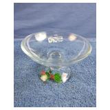 Avon Christmas candy dish