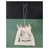 Clothespin bag with hanger