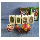 Glass Christmas ornamens