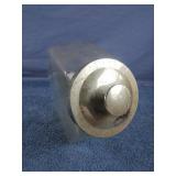 Glass canister with lid