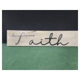 FAITH 23X5 SIGN