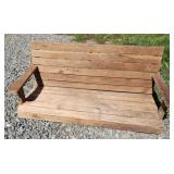 Wood Porch Swing 52 length x 22.5 heighth x 25