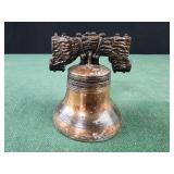 Liberty Bell metal bell figure souvenir 2.5"H