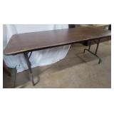 Folding table 6ftx29"Tx30"D