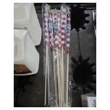 6- Packs of 2 Each American Flags