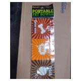Portable pet bowls. 6 unopened new packs