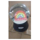 Water music box globes. Total of 7