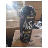 A/C Pro ultra synthetic A/C recharge R-134A. 6-12