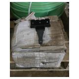 50- Black Decorative Hinges 6" Offset