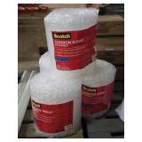 4-Rolls 12" Bubble Wrap 25 Sq Ft Each