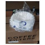 Basket style coffee 8-12 cup filters. 2 cases.
