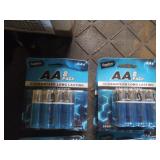 AA batteries. 4 packs