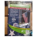United States flags. New 3 x 5. 6 total