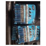 AAA batteries. 8 packs