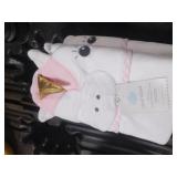 Cloud island unicorn infant hooded towels. 2