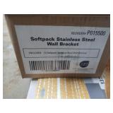 Softpack stainless steel wall bracket. Total of