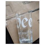 Libbey 2 dozen drinking glasses. 16 ozq. New