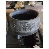 3 Footed Planter Bowl 13"W 10"T