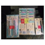4- Nail File Sets, 4-Tweezer Sets & 2-Emery