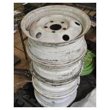 4- 15" Steel Wheels