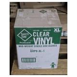 10-Boxes of 100 Each XL Vynal Gloves 1000 Total