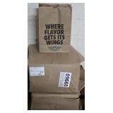 1000- Wing Stop Paper Bags
