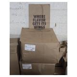 1000 Total Wing-Stop Paper Bags