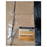 Masterpro select hose clamps size 6. 5/16" band -