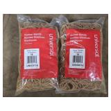 2- 1lb Bags Rubber Bands
