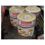 3- Cans Country Sausage Gravy 6lbs 9oz Each