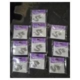 10 packs - 3 per pack "Rhinestone "S"