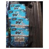 4 packs of 9V batteries