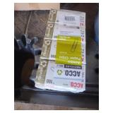 ACCO jumbo paper clips. 1600 total. New. Unopened
