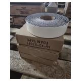 3 rolls 1/8"x2"x30ft Foam Tape - NIB