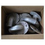 11- 90 Degree Flange Mount 2" Aluminum Pipe