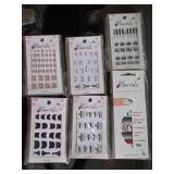 6-Packs Nail Polish Stickers