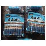 AAA batteries. 8 packs