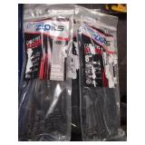 Zip ties. 8"-3 packs. New