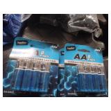 AA batteries. 4 packs